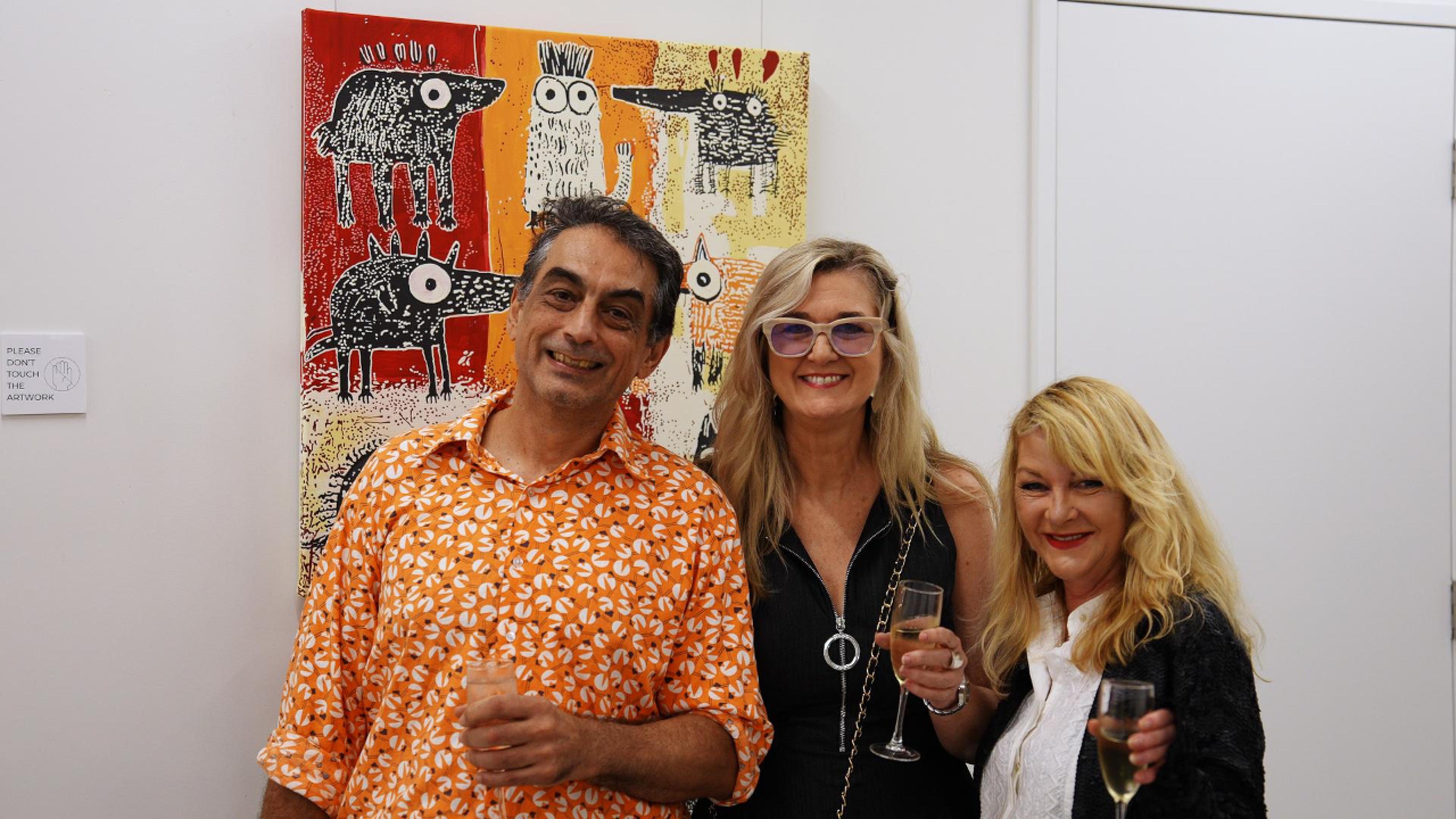 Reece George's Contemporary Indigenous Art Shines at Wentworth Galleries