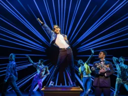 Ilario Grant as Michael Jackson in MJ The Musical at QPAC Brisbane. Photo: Daniel Boud