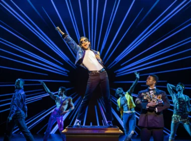 Ilario Grant as Michael Jackson in MJ The Musical at QPAC Brisbane. Photo: Daniel Boud