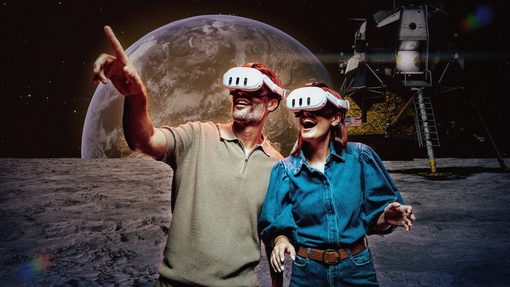 Guests enjoying Luna: A Journey to the Moon