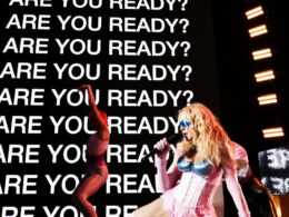 Madonna promoting Confessions II. Photo credit: Ricardo Gomes.